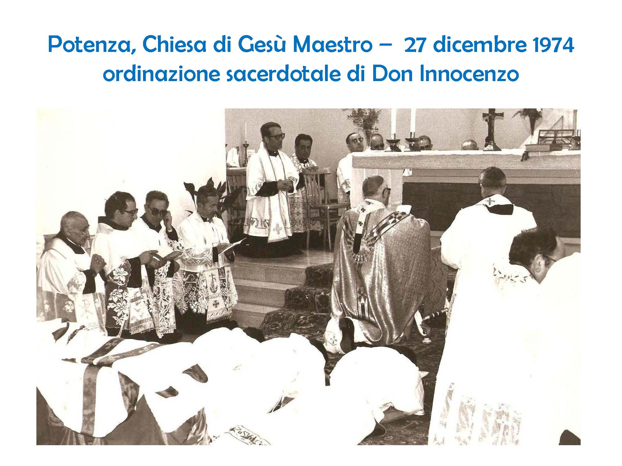 DON INNOCENZO RAGONE ORDINAZIONE SACERDOTALE